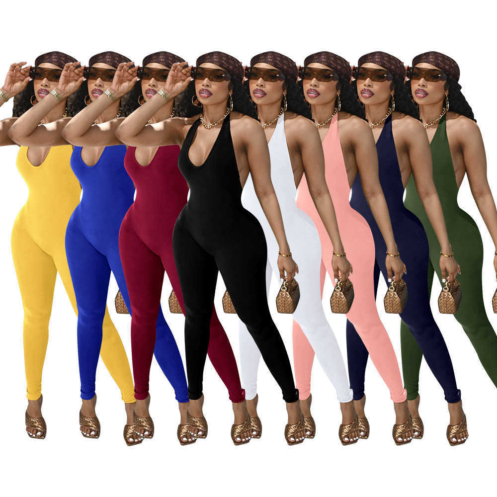 2022 women' fashion sexy hip and backless bodycon Jumpsuit halter jumpsuits amp rompers v-neck blue black clothes, 8128 yellow
2022 women' fashion sexy hip and backless bodycon Jumpsuit halter jumpsuits amp rompers v-neck blue black clothes, 8128 yellow