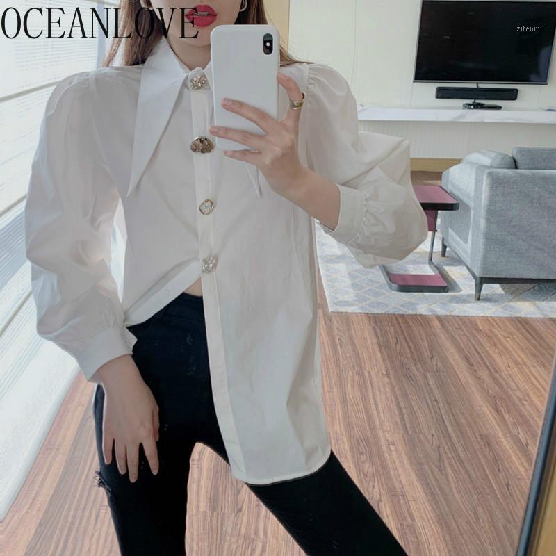 Vintage Korean Solid Blusas Mujer 2022 Spring Puff Sleeve Irregular Single Breasted Elegant Fashion Women Clothing Women's Blouses & Shirts, Black
Vintage Korean Solid Blusas Mujer 2022 Spring Puff Sleeve Irregular Single Breasted Elegant Fashion Women Clothing Women's Blouses & Shirts, Black