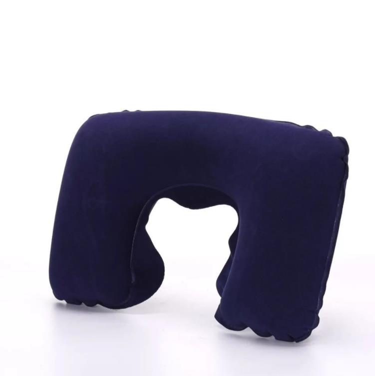 500pcs U Shaped Travel Pillow Inflatable Neck Car Head Rest Air Cushion for Travel-Office Air-Cushion Neck-Pillow SN4337