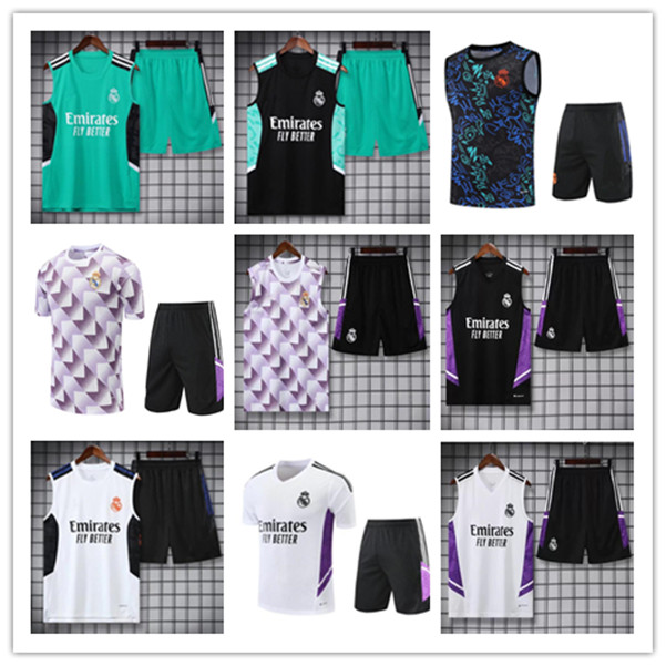 2022 2023 Real Madrids vest Half short sleeve shorts kit Jerseys Jacket Football TRACKSUIT training suit MEN soccer chandal futbol HAZARD jogging Survetement, Blue
2022 2023 Real Madrids vest Half short sleeve shorts kit Jerseys Jacket Football TRACKSUIT training suit MEN soccer chandal futbol HAZARD jogging Survetement, Blue