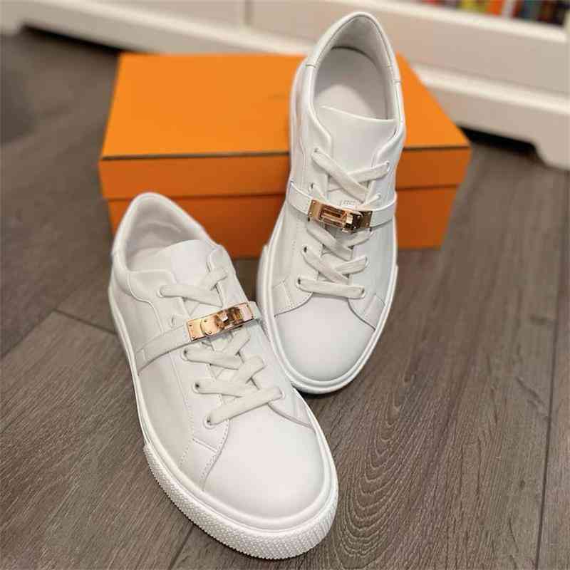 2022 White Sneakers Couples Shoes Genuine Leather Lock Decor Shoes For Women Flat Driving Shoes Spring Casual Zapatillas Mujer, Women szie
2022 White Sneakers Couples Shoes Genuine Leather Lock Decor Shoes For Women Flat Driving Shoes Spring Casual Zapatillas Mujer, Women szie