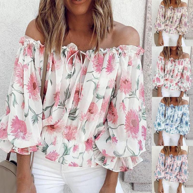 Women' Blouses & Shirts Women Blouse Summer 2022 Top France Shirt Floral Print Puff Sleeve Off Shoulder Hollow Drawstring For Dating, Beige
Women' Blouses & Shirts Women Blouse Summer 2022 Top France Shirt Floral Print Puff Sleeve Off Shoulder Hollow Drawstring For Dating, Beige