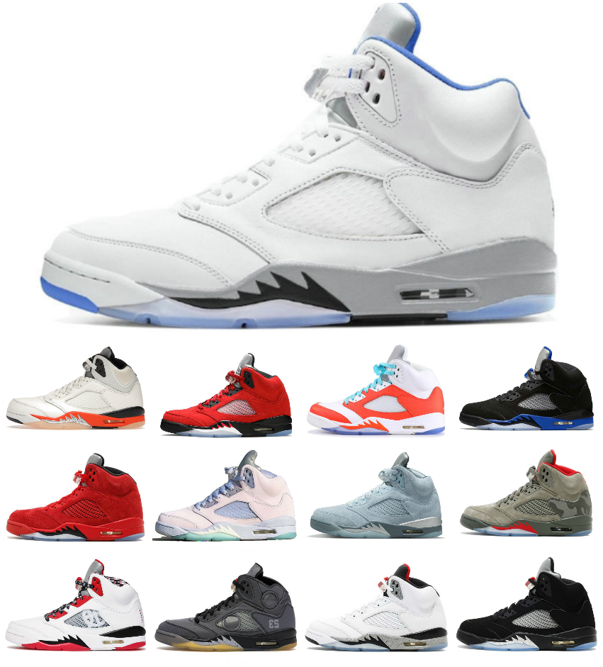 Racer Blue Men Basketball Shoes 5 5s Sneakers Raging Red Bluebird Pink Foam Shattered Backboard What The White x Sail Black Metallic Sports Trainers Mens Chaussures, Bubble package bag
Racer Blue Men Basketball Shoes 5 5s Sneakers Raging Red Bluebird Pink Foam Shattered Backboard What The White x Sail Black Metallic Sports Trainers Mens Chaussures, Bubble package bag