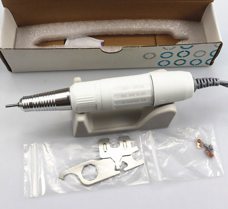 STRONG 210 45000RPM 35K & 45K RPM Dental LAB MARATHON Micromotor Polishing Handpiece 2.35mm SDE-H37LN H37L1 102L 105L 220711