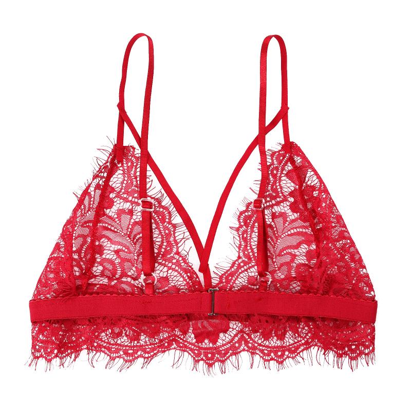 Bras Sets Women Hollow See-through Floral Lace Bralettes Out Adjustable Spaghetti Strap Bra Tops UnderwearBras, Black
Bras Sets Women Hollow See-through Floral Lace Bralettes Out Adjustable Spaghetti Strap Bra Tops UnderwearBras, Black