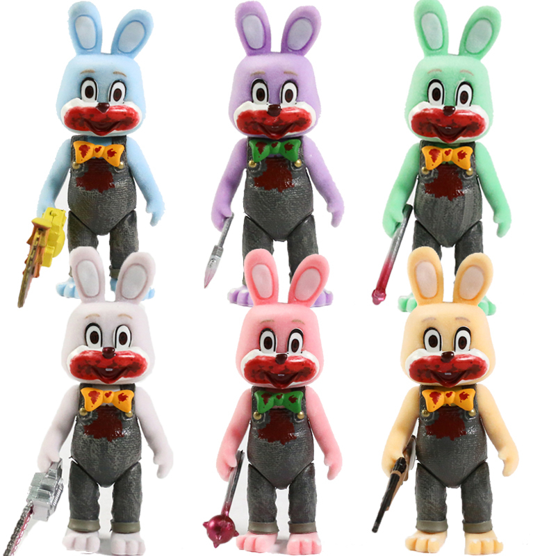 7pcs/set Silent Hill 3 Robby The Rabbit PVC Model Dolls Toys Colletible Figurals 220613, Box
7pcs/set Silent Hill 3 Robby The Rabbit PVC Model Dolls Toys Colletible Figurals 220613, Box