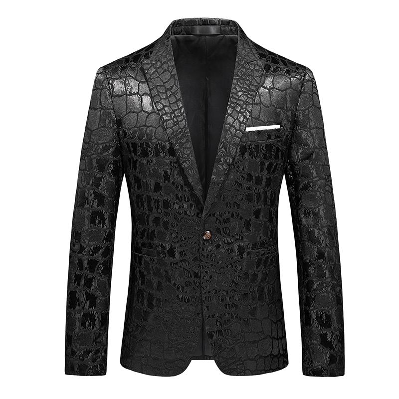 Men's Suits & Blazers Autumn And Winter Pure Color Casual Suit Men's Korean Style Slim Trend Small Jacket Spring TideMen's, Single button black
Men's Suits & Blazers Autumn And Winter Pure Color Casual Suit Men's Korean Style Slim Trend Small Jacket Spring TideMen's, Single button black