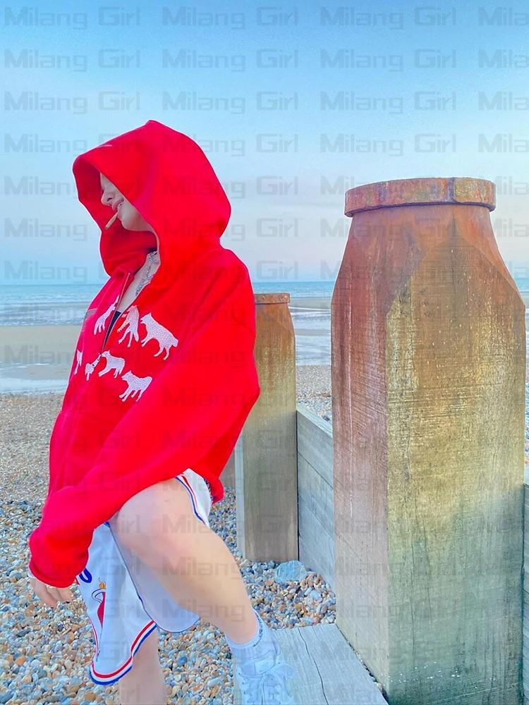 Women' Hoodies & Sweatshirts Zip Up Oversized Y2K Rhinestone Graphics 2022 Goth Women Grunge Hooded Jacket Streetwear Clothing TopsWomen, Red
Women' Hoodies & Sweatshirts Zip Up Oversized Y2K Rhinestone Graphics 2022 Goth Women Grunge Hooded Jacket Streetwear Clothing TopsWomen, Red