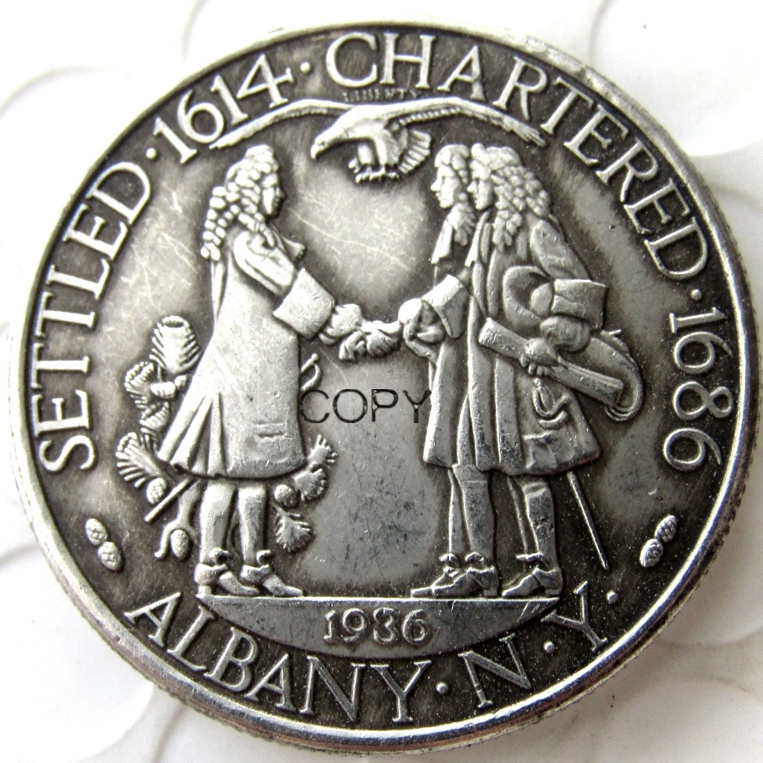 USA 1936 Albany Commemorative Half Dollar Craft Silver Plated Copy Coin Promotion nice home Accessories