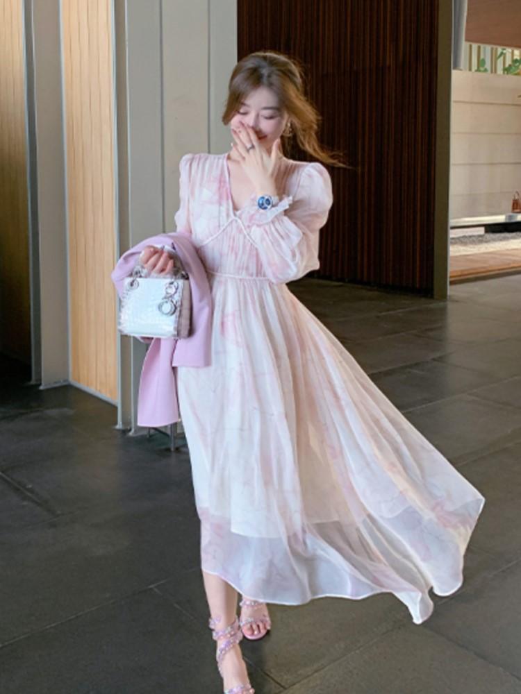 Casual Dresses Summer Women Elegant A-Line Midi Female Holiday Party Dress Laides One Piece Evening VestidosCasual, Pink
Casual Dresses Summer Women Elegant A-Line Midi Female Holiday Party Dress Laides One Piece Evening VestidosCasual, Pink