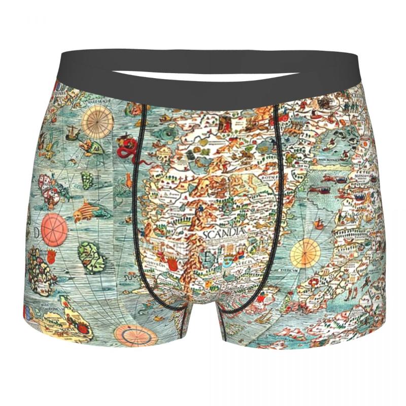 Underpants Carta Marina, Map Of Scandinavia By Olaus Magnus - 1539 Breathbale Panties Male Underwear Print Shorts Boxer Briefs, 1 pcs
Underpants Carta Marina, Map Of Scandinavia By Olaus Magnus - 1539 Breathbale Panties Male Underwear Print Shorts Boxer Briefs, 1 pcs