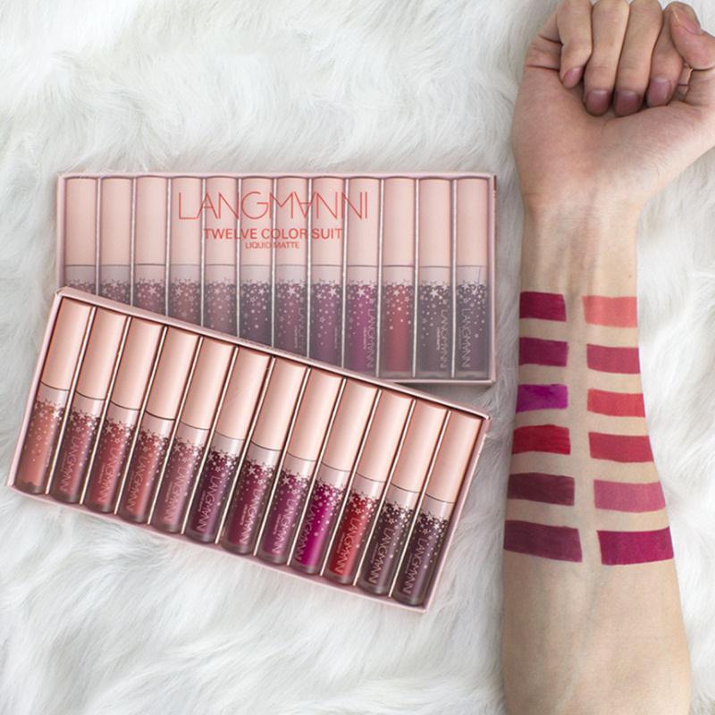 Lip Gloss Colors Matte Velvet Nude Liquid Lipsticks Waterproof Long Lasting Nonstick Cup Lipgloss Makeup Sexy Tint GlazeLip
Lip Gloss Colors Matte Velvet Nude Liquid Lipsticks Waterproof Long Lasting Nonstick Cup Lipgloss Makeup Sexy Tint GlazeLip