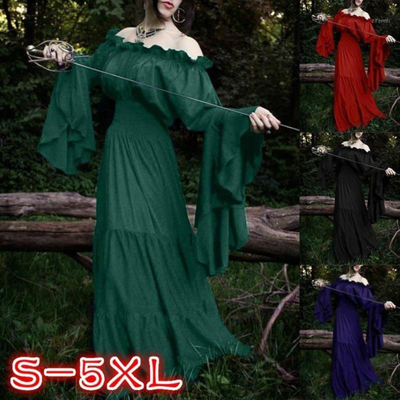 Casual Dresses Medieval Women Vintage Dress 5XL European Classical Central Party Fashion Long Sleeve Slash Neck Red Green
Casual Dresses Medieval Women Vintage Dress 5XL European Classical Central Party Fashion Long Sleeve Slash Neck Red Green