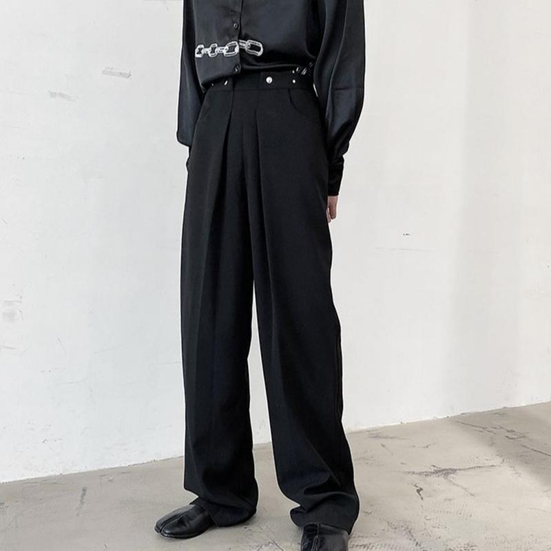 Men's Pants And Floor Sweeping Wide Leg Showing Thin Individual Trousers Drooping Design Korean Male Hairdresser Loose R, Black
Men's Pants And Floor Sweeping Wide Leg Showing Thin Individual Trousers Drooping Design Korean Male Hairdresser Loose R, Black