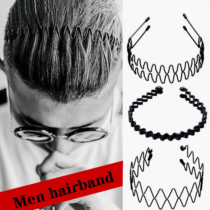 Bandanas Fashion Mens Hairband Unisex Black Flexible Wavy Hair Head Hoop Band Women Sports Headband Accessories 2022
Bandanas Fashion Mens Hairband Unisex Black Flexible Wavy Hair Head Hoop Band Women Sports Headband Accessories 2022