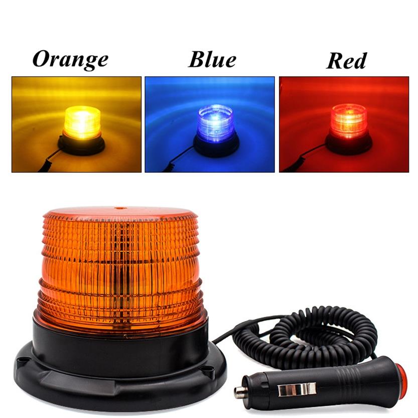 

Traffic Light Warning Flash Beacon Emergency Indication LED Lamp Car Rotating Traffice Safety Magnet Ceiling Box Strobe236Y