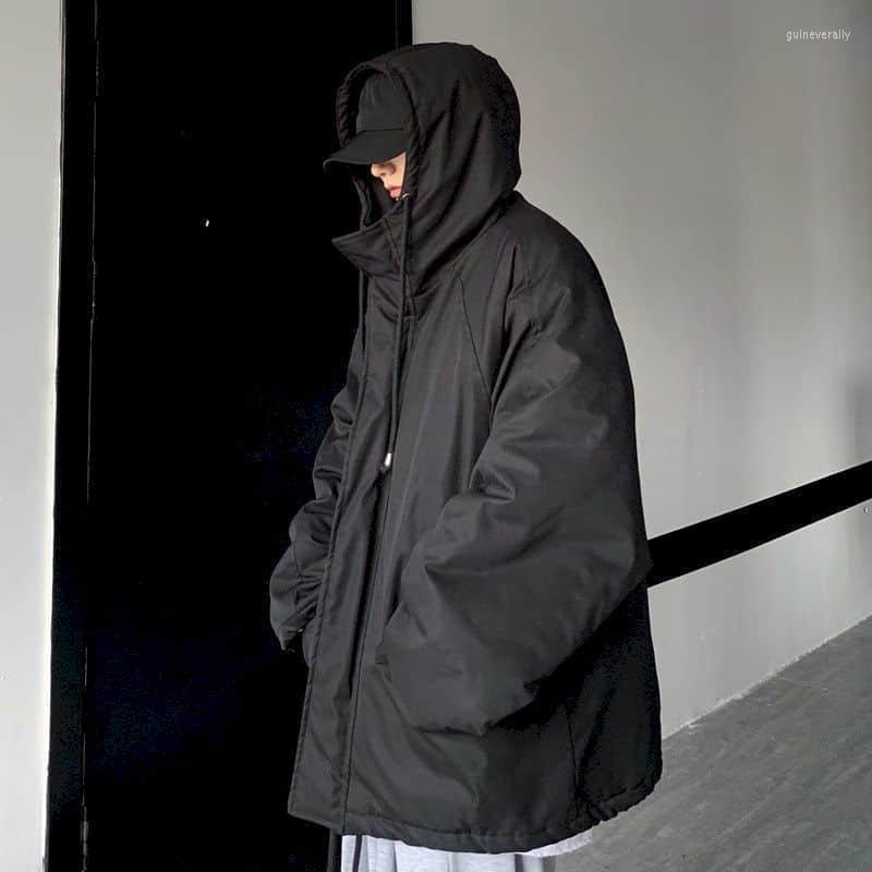 Men's Down & Parkas Punk Style Padded Jacket Men Women Winter 2022 Thickened Dark Oversize Hooded Charging Cotton Thick/thin Top Guin22, Thin black spring
Men's Down & Parkas Punk Style Padded Jacket Men Women Winter 2022 Thickened Dark Oversize Hooded Charging Cotton Thick/thin Top Guin22, Thin black spring