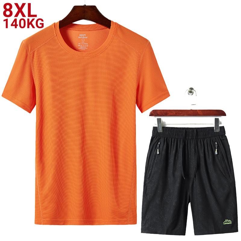 Men's Tracksuits Plus Size M-6xl 7xl 8xl Tops&tees Shirts Casual Tshirt Men Quick Dry T-shirt Sporting Suit T Shirt 2pcs SetsMen's, 8910 orange
Men's Tracksuits Plus Size M-6xl 7xl 8xl Tops&tees Shirts Casual Tshirt Men Quick Dry T-shirt Sporting Suit T Shirt 2pcs SetsMen's, 8910 orange