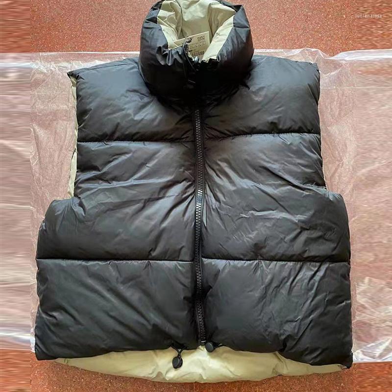 Women's Vests Autumn Winter Women Fashion Double Sided Vest Coats Chic Zipper Warm Sleeveless Waistcoat Jackets Casual Short Tops Female Luc, Style 1
Women's Vests Autumn Winter Women Fashion Double Sided Vest Coats Chic Zipper Warm Sleeveless Waistcoat Jackets Casual Short Tops Female Luc, Style 1