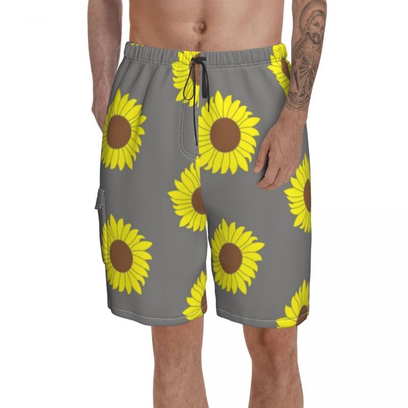 Men's Shorts Sunflower Board Men Beach Swimming Trunks Polyester Funny Swim, White;black
Men's Shorts Sunflower Board Men Beach Swimming Trunks Polyester Funny Swim, White;black