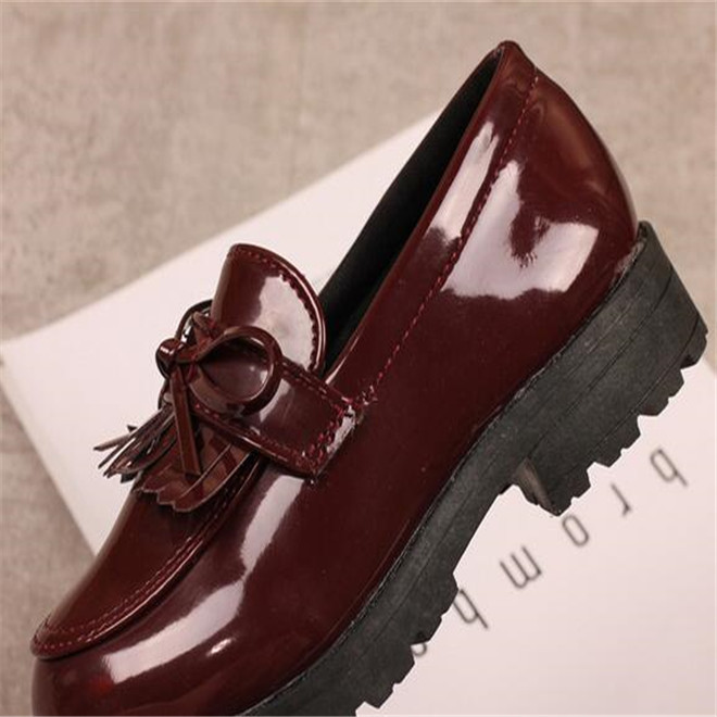 Fashion Kids Girls Casual Sneakers Children Leather Shoes Toddler Baby Loafers Flats Tassel bow Princess Dress Shoes 21-35