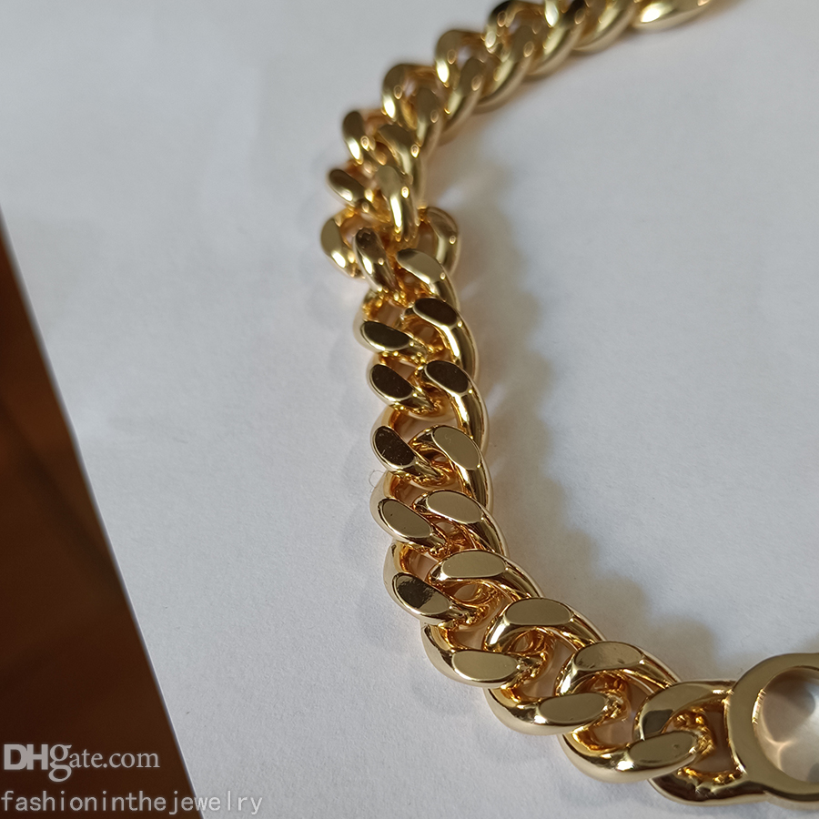 Luxury Designer Jewelry Choker necklaces Gold platinum chokers for women trendy charm Letter pendant adult necklace and bracelet s