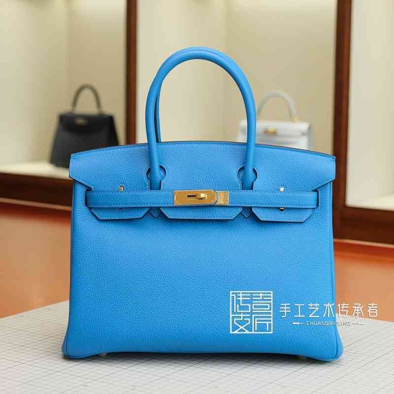 Herm Birkins Bags Women's Pure Manual Wax Thread Sewing Togo Leather Tanzanian Blue Bk30cm Gold Buckle, 25cm gold buckle
Herm Birkins Bags Women's Pure Manual Wax Thread Sewing Togo Leather Tanzanian Blue Bk30cm Gold Buckle, 25cm gold buckle