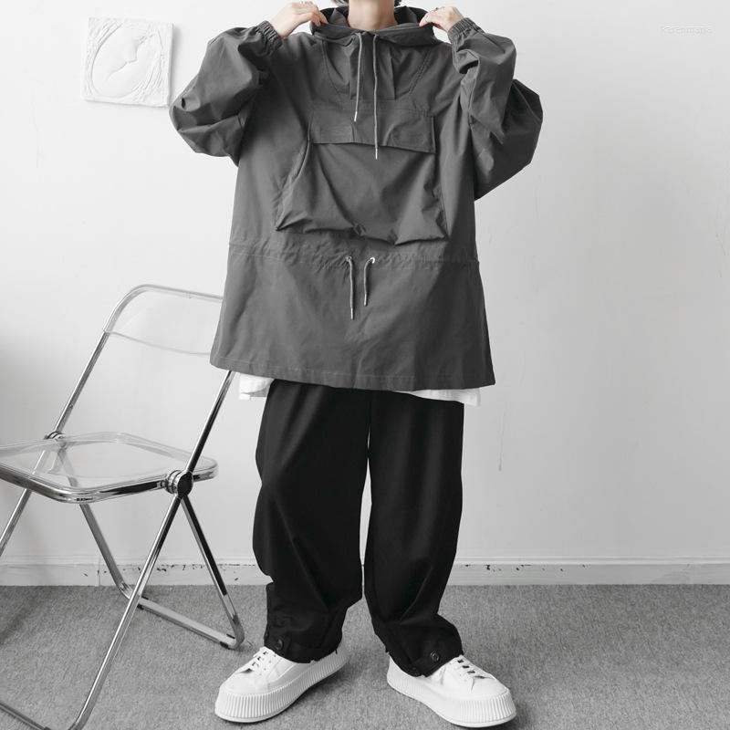 Men's Vests Hip Hop Stereoscopic Pocket Hooded Pullover Jacket For Men Oversize Baggy Hoodie Coat Kare22, Black
Men's Vests Hip Hop Stereoscopic Pocket Hooded Pullover Jacket For Men Oversize Baggy Hoodie Coat Kare22, Black