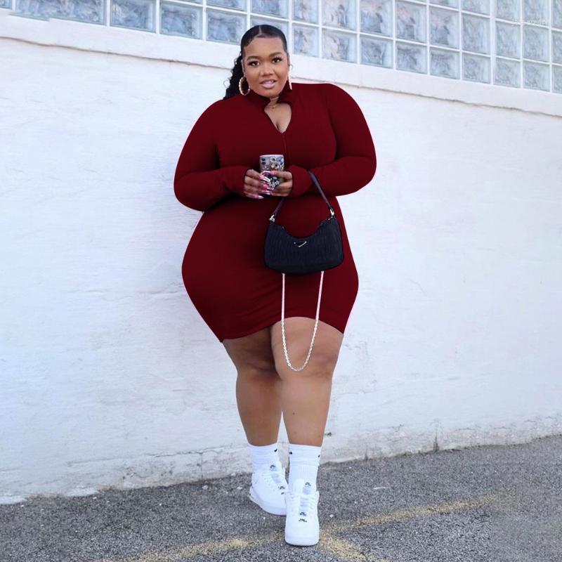 Plus Size Dresses ZZ Women Clothing Dress Zipper Autumn Front Long Sleeve Ribbed Bodycon Tight Drop WholesalePlus Jasp22, Black
Plus Size Dresses ZZ Women Clothing Dress Zipper Autumn Front Long Sleeve Ribbed Bodycon Tight Drop WholesalePlus Jasp22, Black