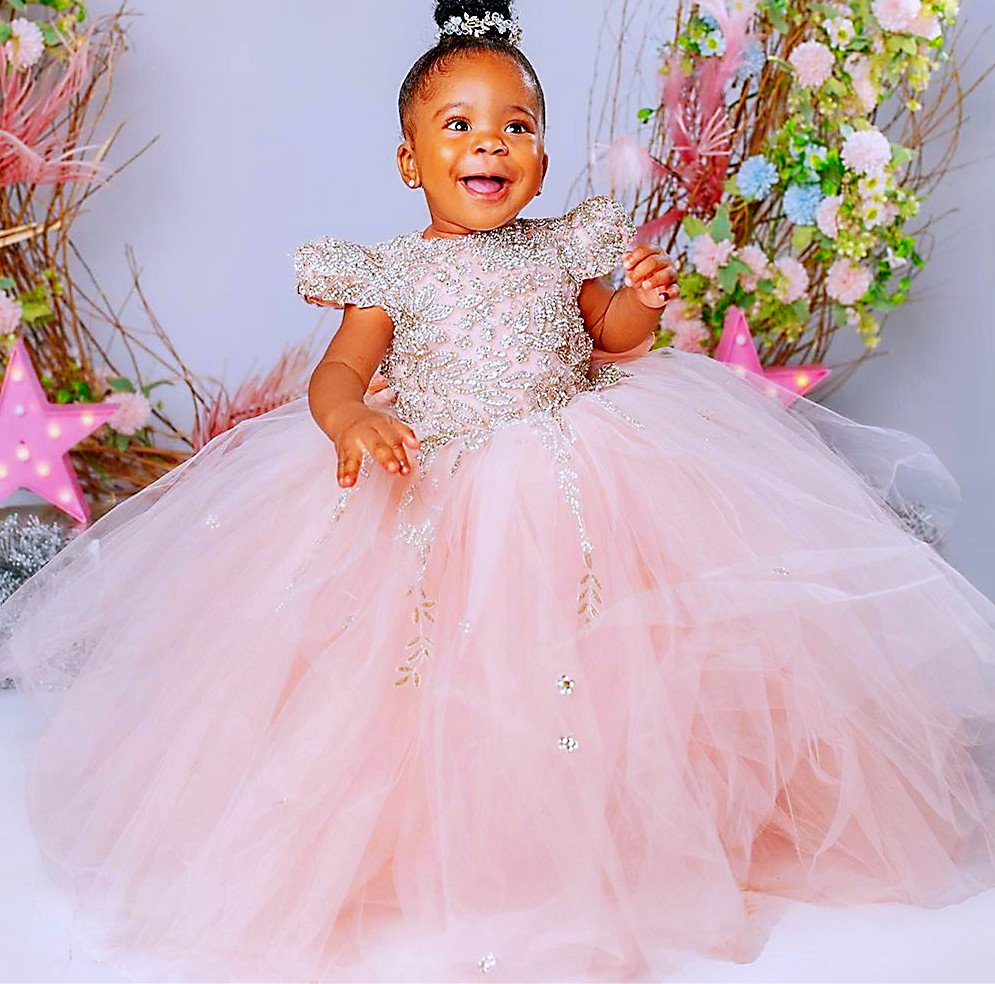 2022 Pink Luxurious Lace Flower Girl Dresses Pearls Ball Gown Beaded Backless Tulle Lilttle Kids Birthday Pageant Weddding Gowns ZJ516, Champagne
2022 Pink Luxurious Lace Flower Girl Dresses Pearls Ball Gown Beaded Backless Tulle Lilttle Kids Birthday Pageant Weddding Gowns ZJ516, Champagne