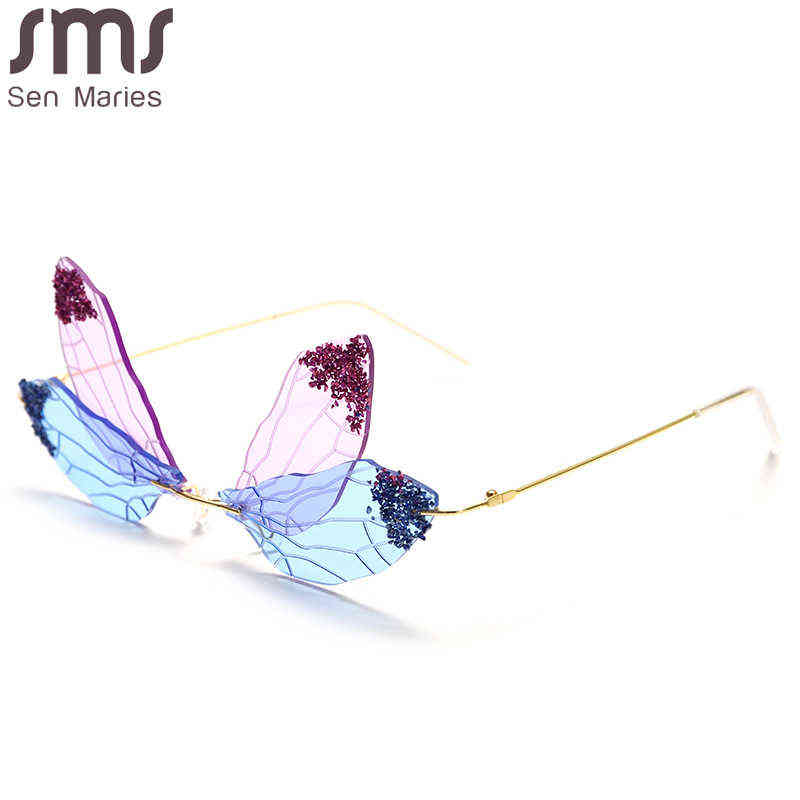 Punk Randloze Dragonfly Zonnebril Vrouwen Luxe Glitter Mannen Uv400 Dames Eyewear Strass Frameloze Brillen 220614
Punk Randloze Dragonfly Zonnebril Vrouwen Luxe Glitter Mannen Uv400 Dames Eyewear Strass Frameloze Brillen 220614