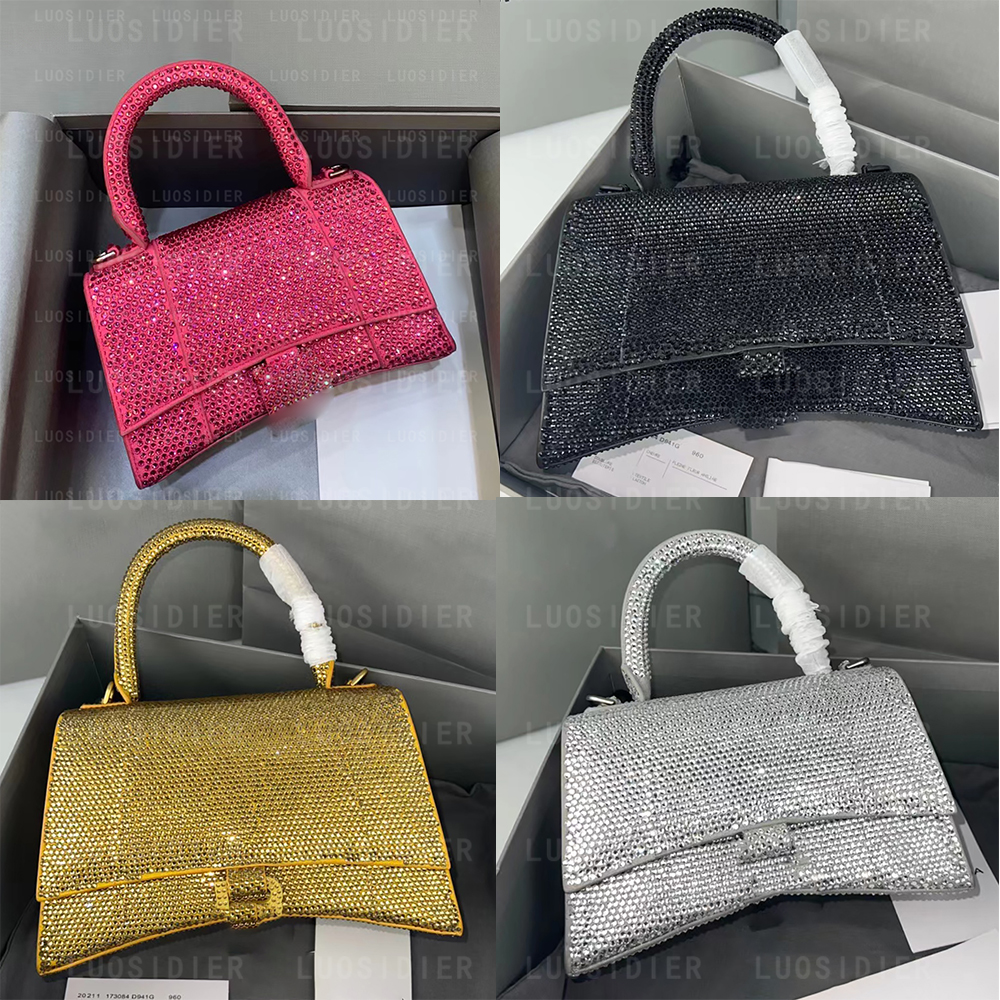HOURGLASS XS handbag crossbody rhinestone bag grey suede calfskin bag silver hardware handbags designer luxury wallet pouch purse top quality, Customize
HOURGLASS XS handbag crossbody rhinestone bag grey suede calfskin bag silver hardware handbags designer luxury wallet pouch purse top quality, Customize
