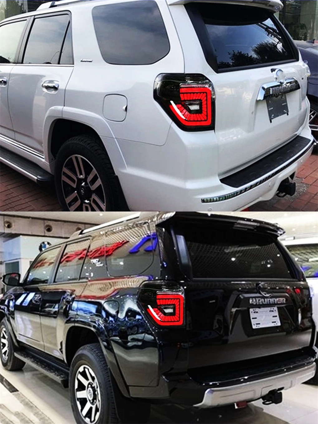 Car Rear Lamp for Toyota 4Runner LED Taillight 2010-2021 Tail Brake Reversing Lights LED Dynamic Turn Signal Taillights
