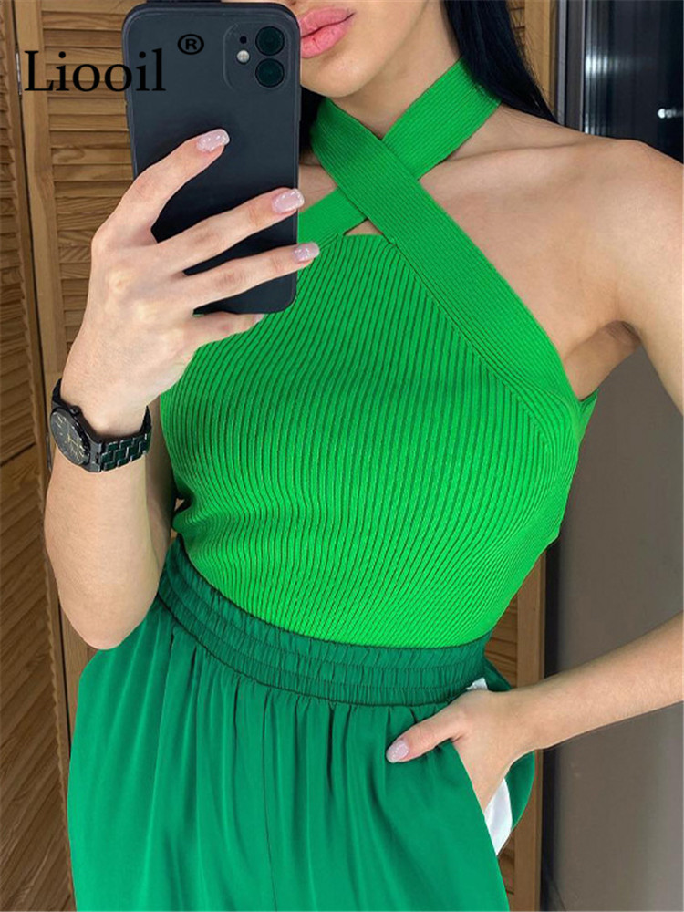 Liooil Sexy Criss-Cross Knit Ribbed Tank Orange Green Bodycon Corset Top Summer Sleeveless Basic Short Tees Women Vest Sexy Tops
Liooil Sexy Criss-Cross Knit Ribbed Tank Orange Green Bodycon Corset Top Summer Sleeveless Basic Short Tees Women Vest Sexy Tops