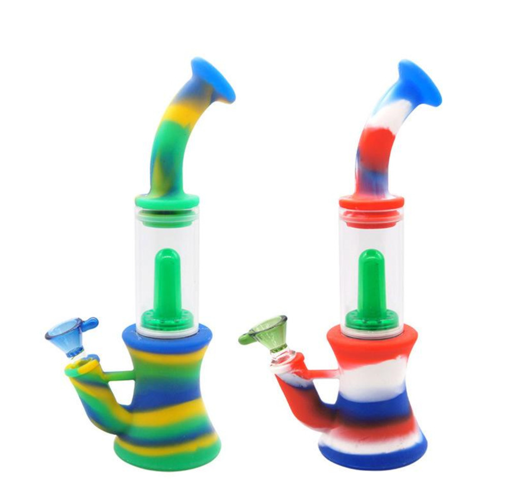 Hookahs Colorful Silicone Bongs Percolators Inline Perc Removable water pipe bong with bowl and box
Hookahs Colorful Silicone Bongs Percolators Inline Perc Removable water pipe bong with bowl and box