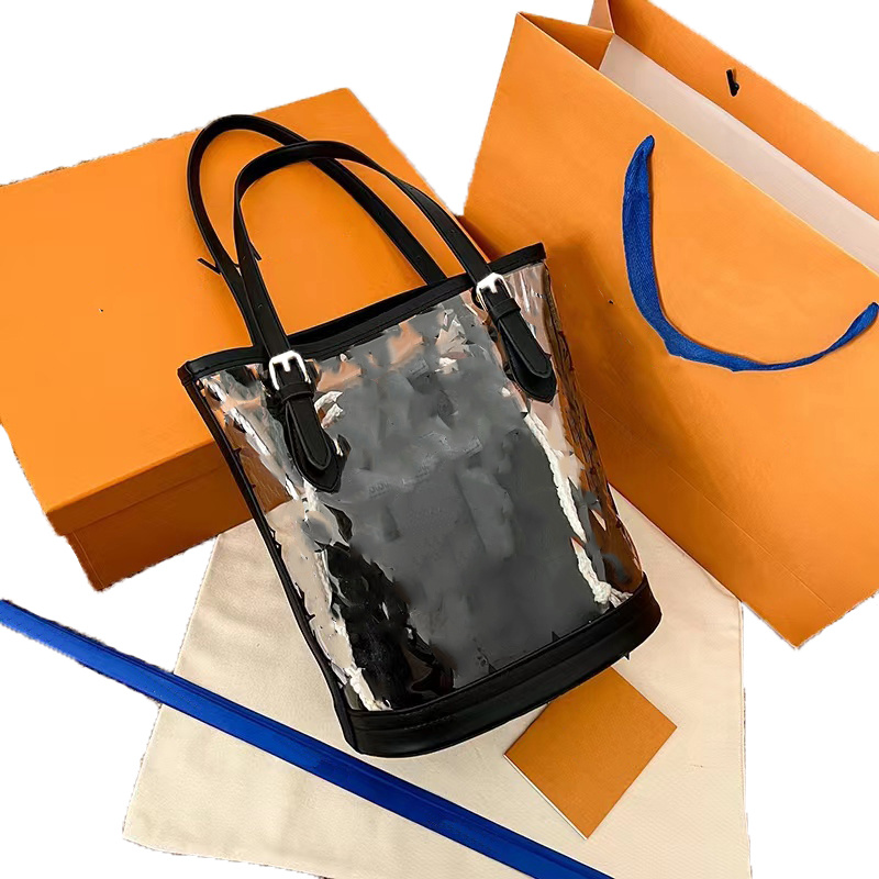 JIANG High Street L Brand Totes Designer Handbag Women Transparent Jelly Shoulder Bag Banquet Personalized Enough Bag, Black
JIANG High Street L Brand Totes Designer Handbag Women Transparent Jelly Shoulder Bag Banquet Personalized Enough Bag, Black