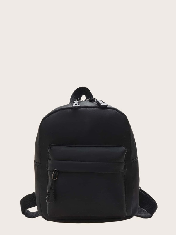 Kids Minimalist Double Zipper Backpack SHE