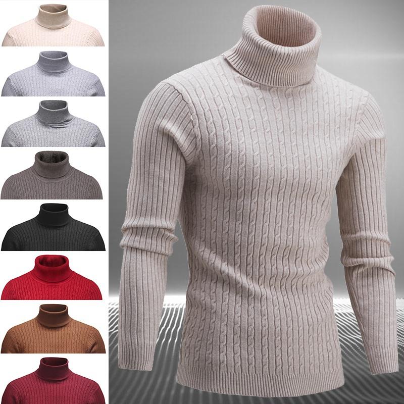Men's Sweaters Men Pullover Winter Turtle Neck Long Sleeve Warm Sweater Slim Twist Knitwear Elasticity Clothing TopMen's, Black
Men's Sweaters Men Pullover Winter Turtle Neck Long Sleeve Warm Sweater Slim Twist Knitwear Elasticity Clothing TopMen's, Black