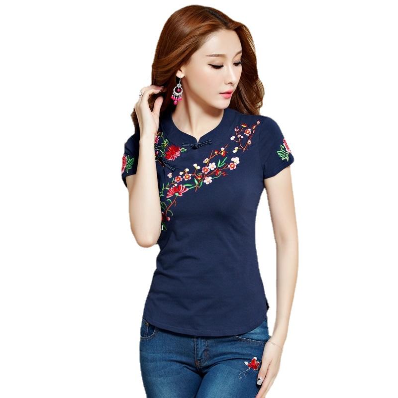 Ethnic Clothing Traditional Chinese For Women Tang Style Shirt Female Short Sleeve Summer Cheongsam Top Vetement 4XL 5XL G251Ethnic
Ethnic Clothing Traditional Chinese For Women Tang Style Shirt Female Short Sleeve Summer Cheongsam Top Vetement 4XL 5XL G251Ethnic