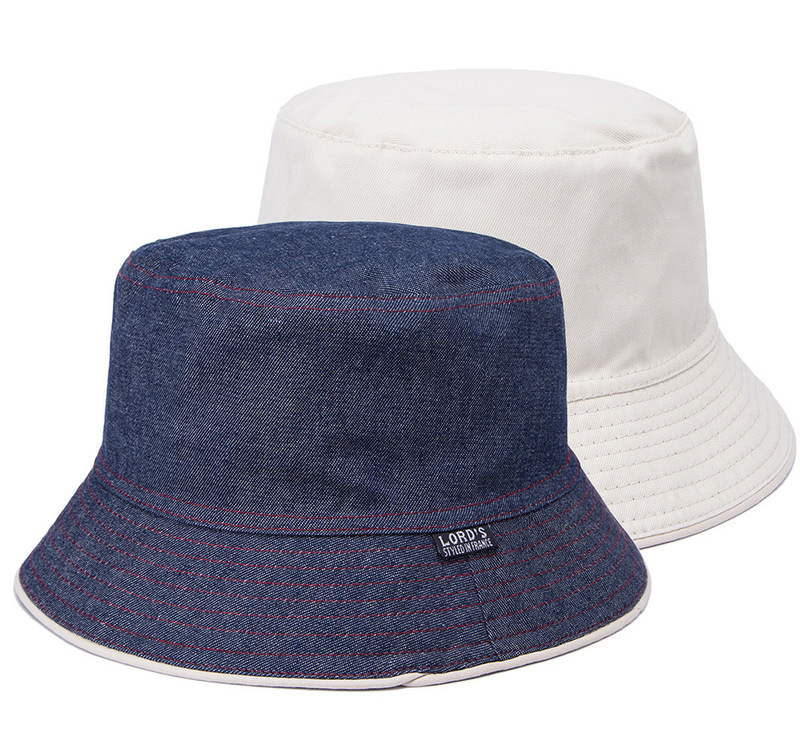 plain Solid bucket hats men reversible two sides can wear 100% cotton sun bob cap comfortable fisherman hat 220507