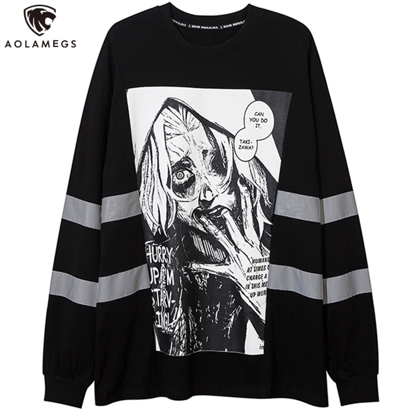 Aolamegs Hoodie Sweatshirts Men Anime Gothic Horror Comic Pullover Casual Long Sleeve Tops High Street Hip Hop Streetwear 220402, Black
Aolamegs Hoodie Sweatshirts Men Anime Gothic Horror Comic Pullover Casual Long Sleeve Tops High Street Hip Hop Streetwear 220402, Black