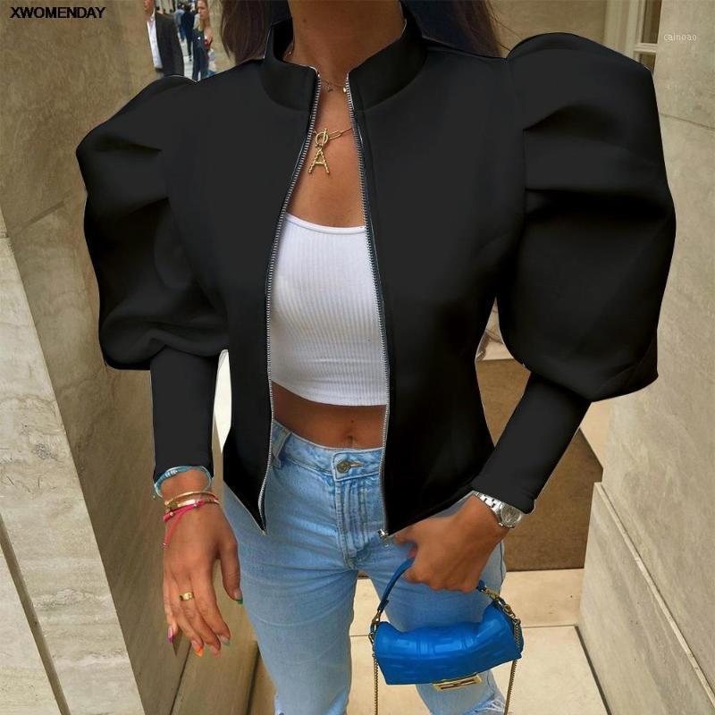 Women's Jackets 2022 Fashion Women Oversize Puff Sleeve Jacket Casual White Zipper Cropped Print Autumn Winter High Street, Multi
Women's Jackets 2022 Fashion Women Oversize Puff Sleeve Jacket Casual White Zipper Cropped Print Autumn Winter High Street, Multi