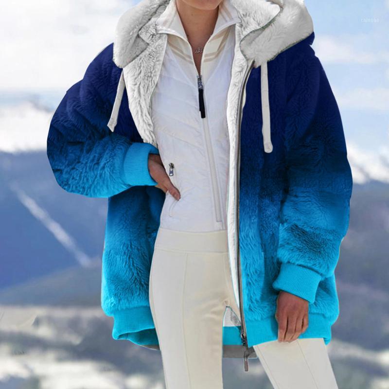 Women' Jackets Faux Fur Hooded Jacket Women Coat Plush Warm Fashion Gradient Color Zipper Pocket Long Sleeve Plus Size Parka Outerwear Top, Black
Women' Jackets Faux Fur Hooded Jacket Women Coat Plush Warm Fashion Gradient Color Zipper Pocket Long Sleeve Plus Size Parka Outerwear Top, Black