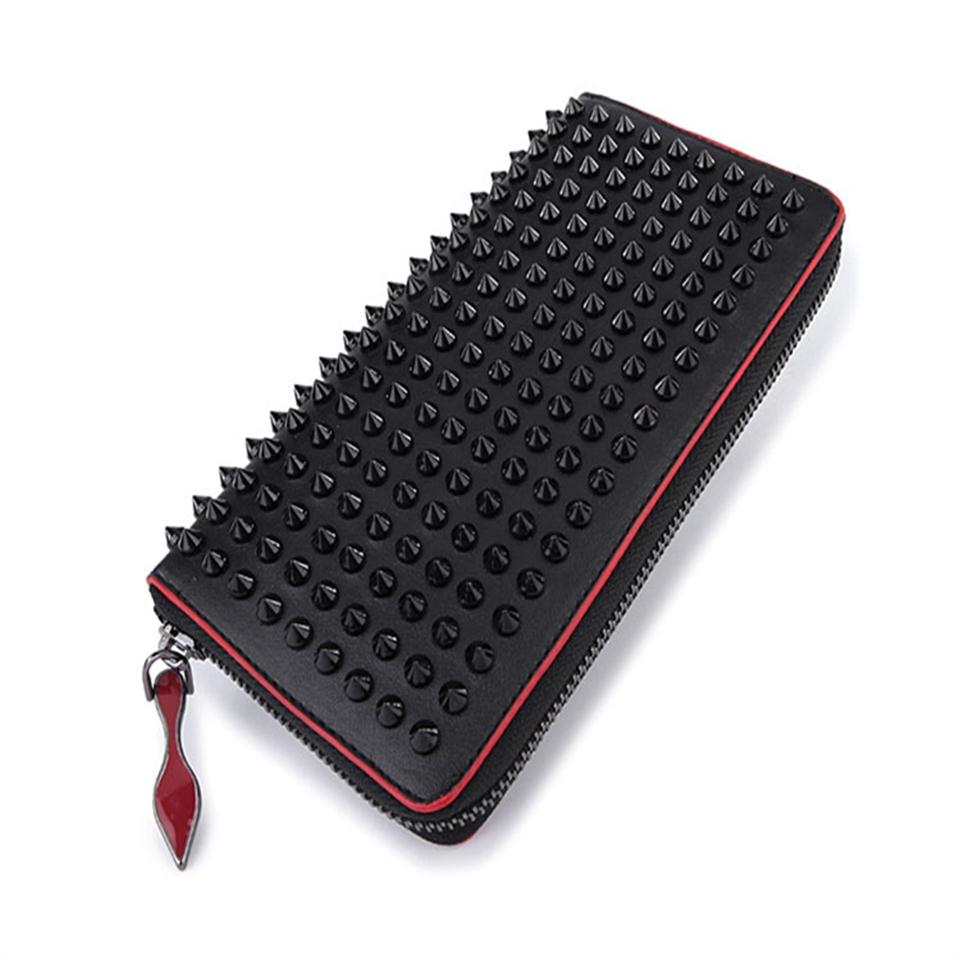 Style Red Bottom Panelled Spiked Clutch Women Patent Real Leather Mixed Color Rivets bag Clutches Lady Long Purses with Spikes Men286I, With box
Style Red Bottom Panelled Spiked Clutch Women Patent Real Leather Mixed Color Rivets bag Clutches Lady Long Purses with Spikes Men286I, With box