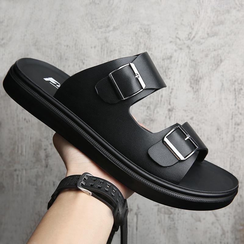 Sandals Men Genuine Leather Summer Shoes Slippers Soft Roman Comfortable Walking FootwearSandals, Black-a
Sandals Men Genuine Leather Summer Shoes Slippers Soft Roman Comfortable Walking FootwearSandals, Black-a