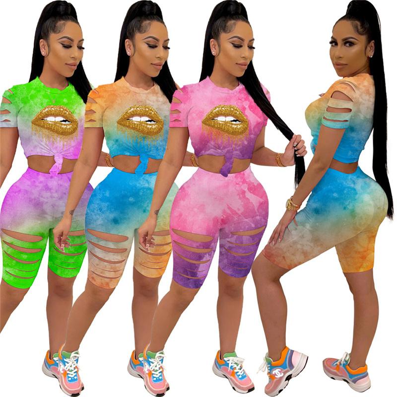 Women' Tracksuits Simple Pure Color O Neck Short Sleeve Lip Print Crop Top And 2 Pieces Set Sexy Tight Casual TracksuitsWomen, Blue
Women' Tracksuits Simple Pure Color O Neck Short Sleeve Lip Print Crop Top And 2 Pieces Set Sexy Tight Casual TracksuitsWomen, Blue