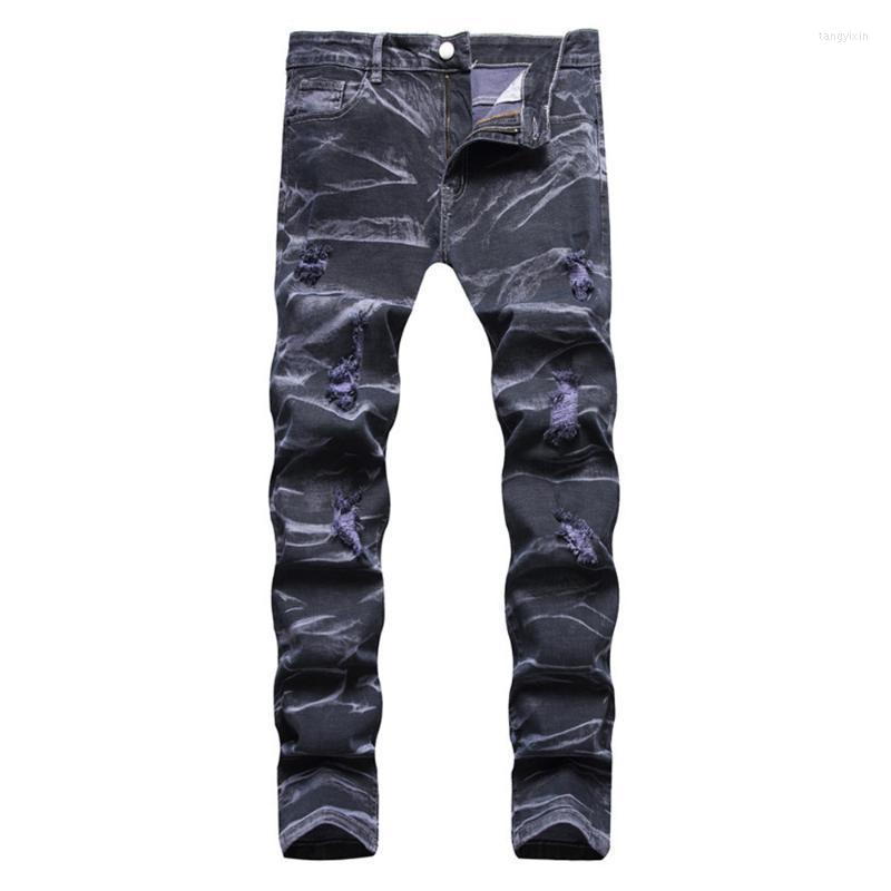 Men's Jeans Men Tie Dye Purple Stretch Denim Trendy Holes Ripped Pants Plus Size Slim Straight Trousers
Men's Jeans Men Tie Dye Purple Stretch Denim Trendy Holes Ripped Pants Plus Size Slim Straight Trousers
