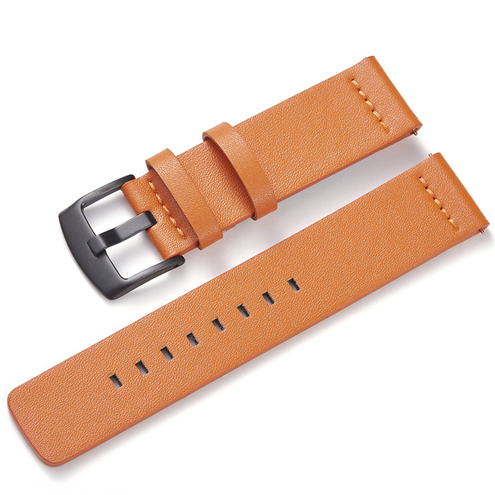 20mm 22mm Leather band Strap for Samsung Galaxy Watch 3 41mm 45mm Active2 40 44mm WatchBand Quick Release 18mm free shipping