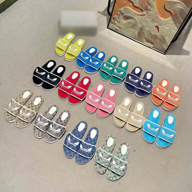 Women's waterproof platform sandals slippers New joint fashion solid embroidery plane flat shoes size 35-43 with box