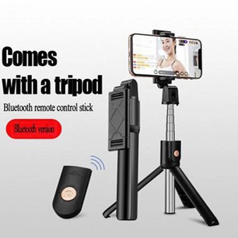 

Mini Selfie Stick Tripod Extendable Wireless Wholesale K07 Bluetooth Remote Control Monopod Mobile Phone Universal Live Fill Light Shutter for IOS Android iPhone